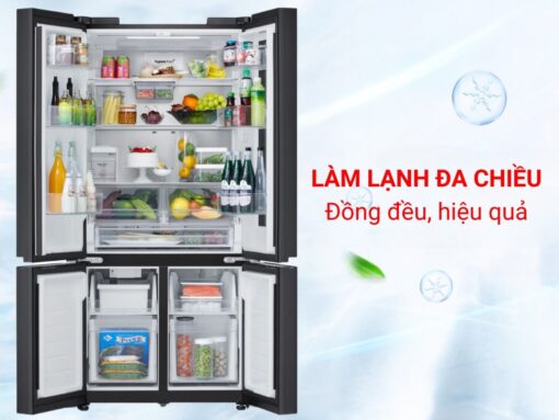 Hệ thống làm lạnh đa chiều làm lạnh đồng đều, hiệu quả
