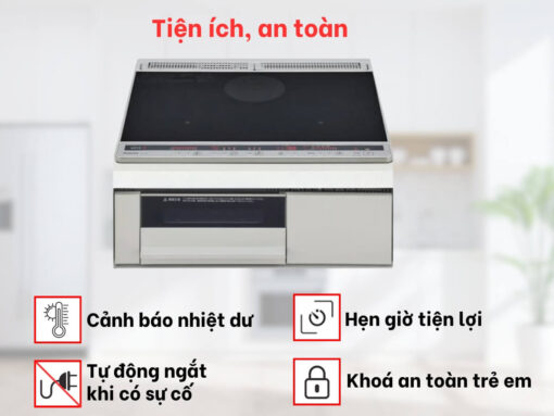 bếp điện từ panasonic kz-l32as (6) Nhiều tính năng tiện ích tăng trải nghiệm người dùng