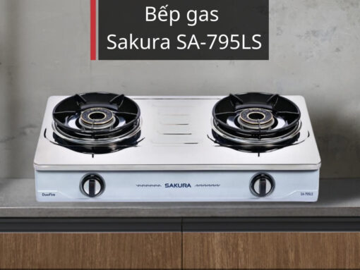 bếp gas sakura sa-795ls Bếp gas Sakura SA-795LS thiết kế để bàn sang trọng