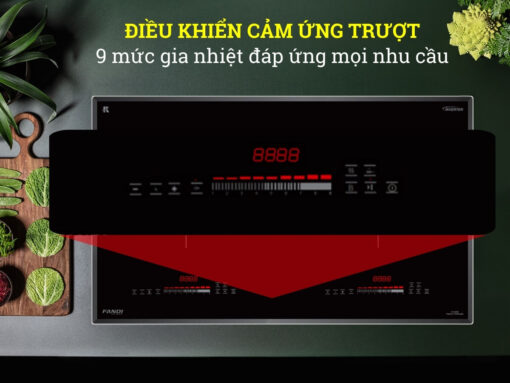 Điều khiển cảm ứng trượt hiện đại, dễ sử dụng