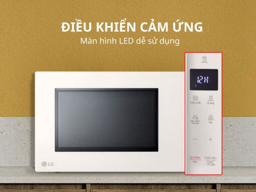 Điều khiển cảm ứng & màn hình LED dễ sử dụng