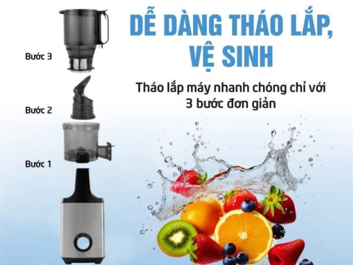 Dễ dàng tháo lắp và vệ sinh