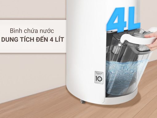 máy hút ẩm lg md16gqse0.abae (3) Bình chứa nước 4 lít