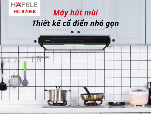 Máy hút mùi Hafele HC-B705B (533.87.797) thiết kế cổ điển nhỏ gọn