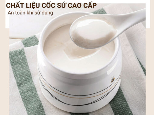 Chất liệu cốc sứ cao cấp, an toàn khi sử dụng