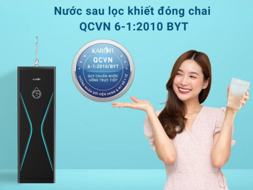 Nước sau lọc đạt chuẩn nước uống tinh khiết đóng chai