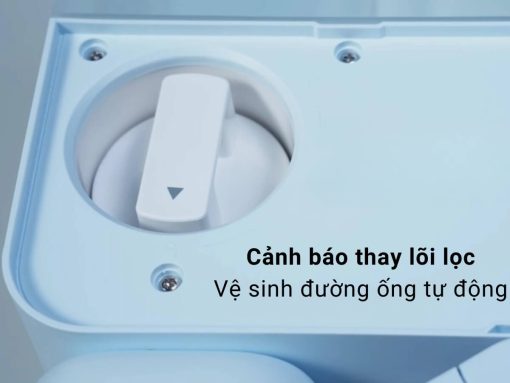 Cảnh báo thay lõi lọc và vệ sinh đường ống tự động