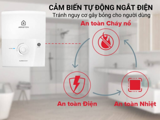 Cảm biến tự động ngắt điện khi nhiệt độ quá cao