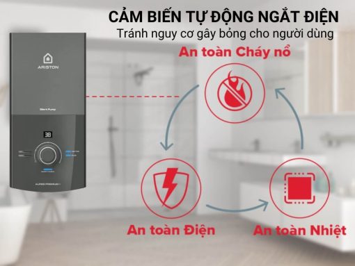 Cảm biến tự động ngắt điện khi nhiệt độ quá cao