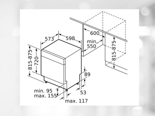 Máy rửa chén Bosch SMP4ECC71S