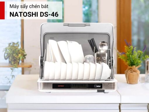 Máy sấy chén bát Natoshi DS-46 thiết kế để bàn tiện lợi