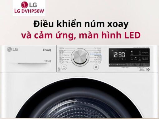 Điều khiển núm xoay và cảm ứng, màn hình LED
