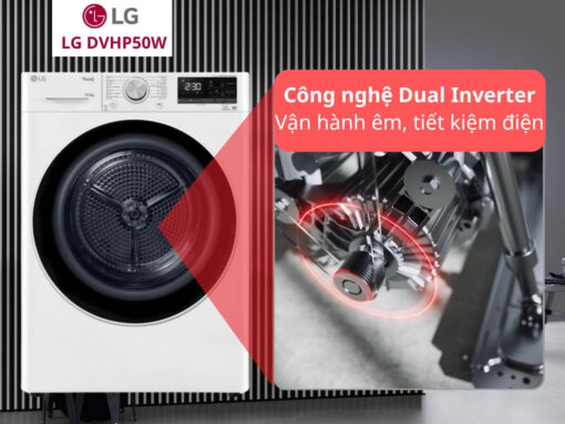 Công nghệ Dual Inverter vận hành êm, tiết kiệm điện