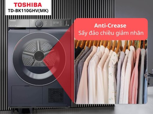 Công nghệ Anti-Crease và sấy đảo chiều giảm nhăn quần áo