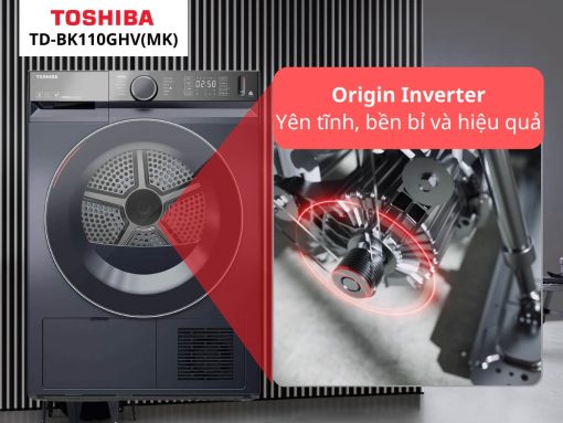Động cơ Origin Inverter yên tĩnh, bền bỉ và hiệu quả