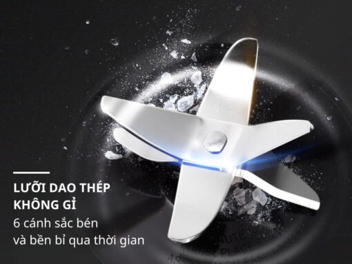máy xay sinh tố hurom bl-d01 (3) Lưỡi dao thép không gỉ 6 cánh sắc bén