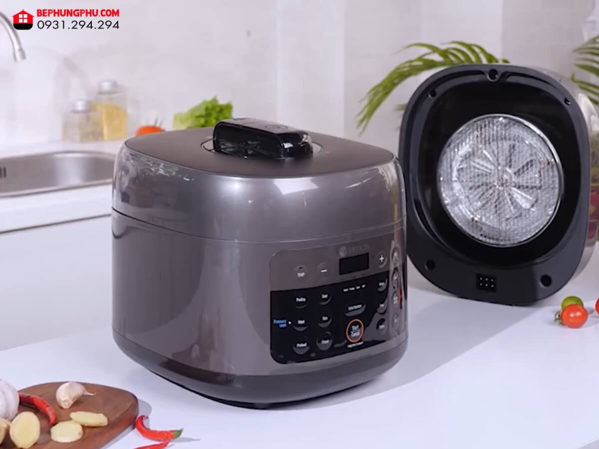 Nồi chiên không dầu kết hợp áp suất Elmich AFE-1808