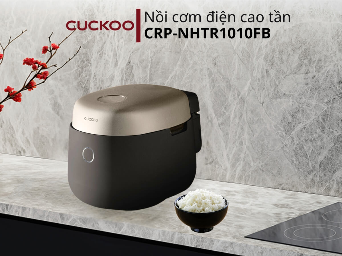 Nồi cơm điện cao tần Cuckoo CRP-NHTR1010FB dung tích 1.8 lít, thiết kế sang trọng