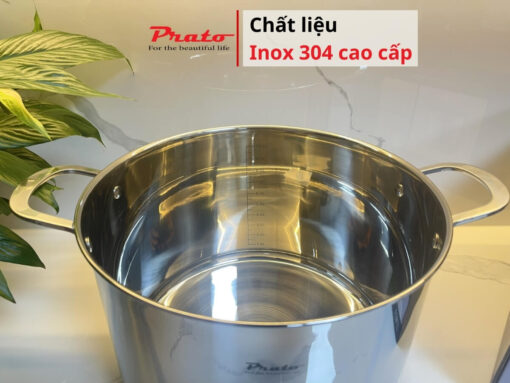 Chất liệu inox 304 cao cấp, chống gỉ, dễ chùi rửa