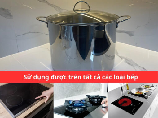 Sử dụng được trên mọi loại bếp
