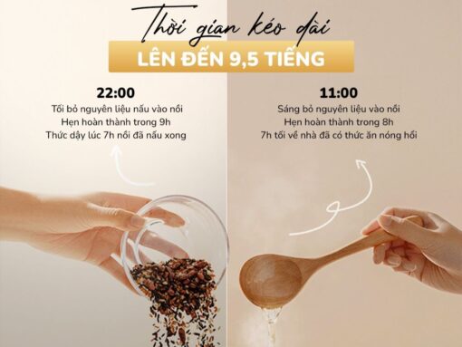 Chức năng hẹn giờ và giữ ấm