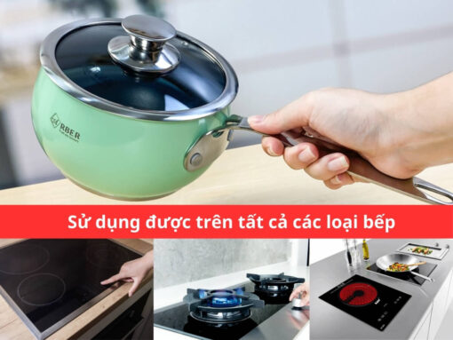 Sử dụng được trên mọi loại bếp