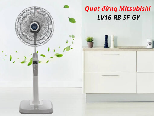 Quạt đứng Mitsubishi LV16-RB thiết kế hiện đại, sang trọng