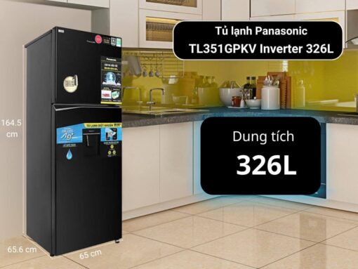 tủ lạnh panasonic tl351gpkv inverter 326l (2)