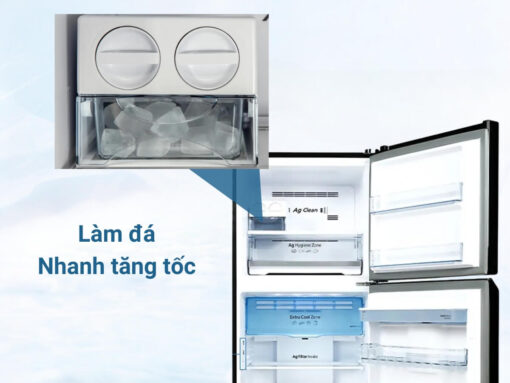tủ lạnh panasonic tl351gpkv inverter 326l (4) Làm đá nhanh tăng tốc
