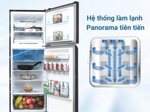 tủ lạnh panasonic tv341vgmv inverter 306l (2) Hệ thống làm lạnh Panorama tiên tiến