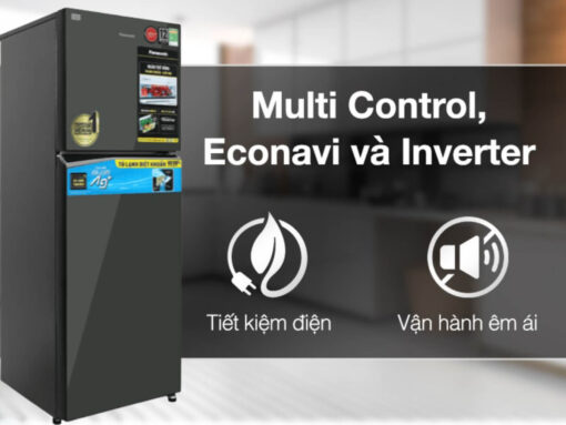 tủ lạnh panasonic tv341vgmv inverter 306l (4) Công nghệ Inverter và cảm biến Econavi tiết kiệm điện