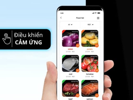 Điều khiển cảm ứng bên ngoài cửa tủ