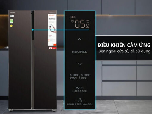 Điều khiển cảm ứng bên ngoài cửa tủ