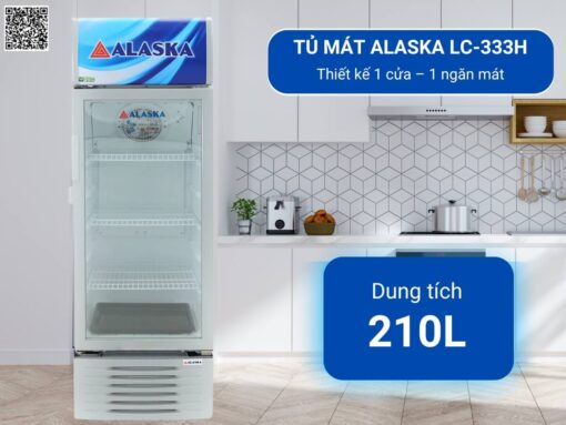 tủ mát alaska lc-333h 210l (2)