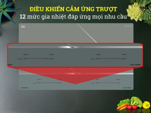 Điều khiển cảm ứng trượt hiện đại, dễ sử dụng