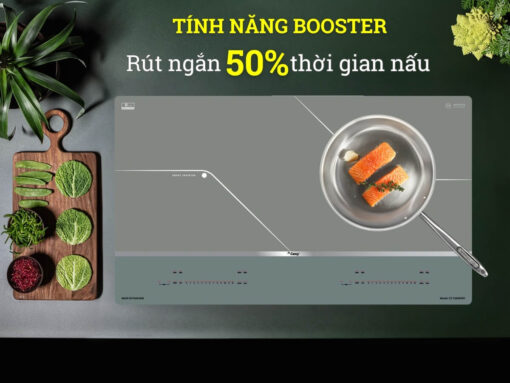 Gia nhiệt nhanh Booster giúp nấu nướng nhanh chóng