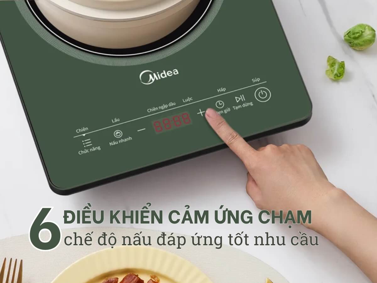 6 chế độ nấu đáp ứng tốt nhu cầu nấu nướng hàng ngày
