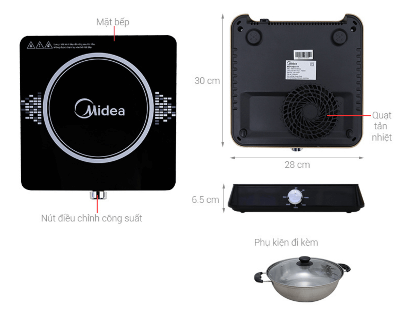 Bếp từ Midea MI-K1917EF