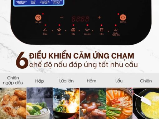 6 chế độ nấu đáp ứng tốt nhu cầu nấu nướng hàng ngày