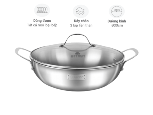 chảo xào elmich trimax el-3798 30cm