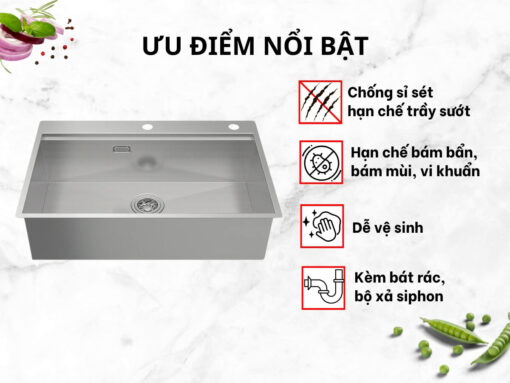 Ưu điểm nổi bật của Chậu Inox Hafele WS R0 HS24-SSN1S-8650