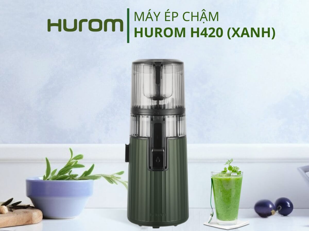 Máy ép chậm Hurom H420 thiết kế hiện đại, thanh lịch