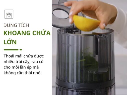 Dung tích khoang chứa lớn, thiết kế tối ưu