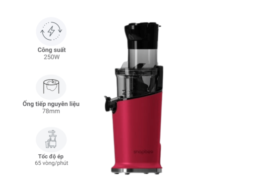 Máy ép chậm Snapbee S300 Max (Đỏ)