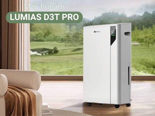 Máy hút ẩm kết hợp lọc không khí 2 trong 1 hiện đại, sang trọng