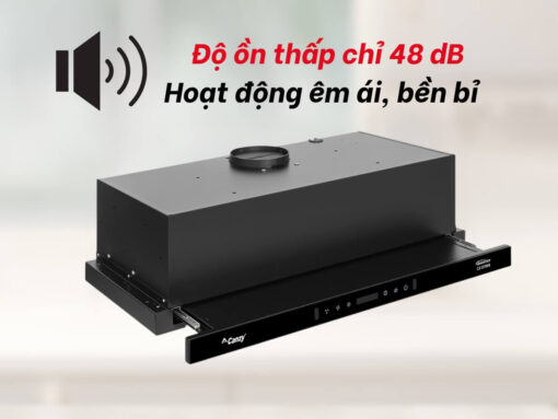 Hoạt động êm ái, độ ồn tối đa 48 dB