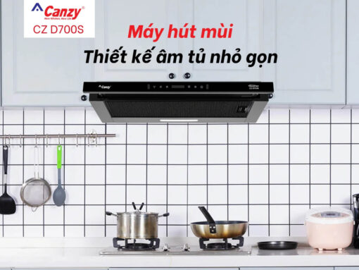 Máy hút mùi Canzy CZ D700S thiết kế âm tủ sang trọng