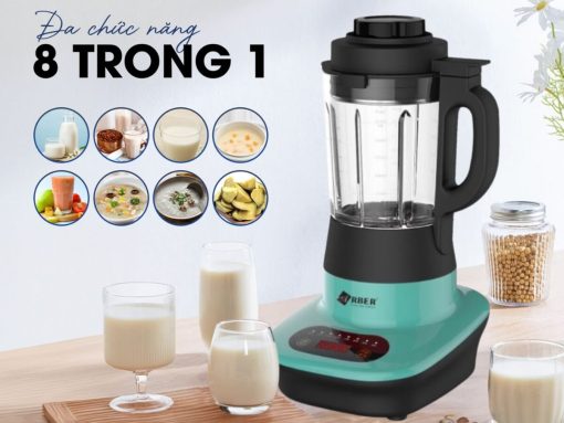 máy làm sữa hạt arber mlsh1.75l green (4) 8 chế độ chức năng tự động tiện dụng