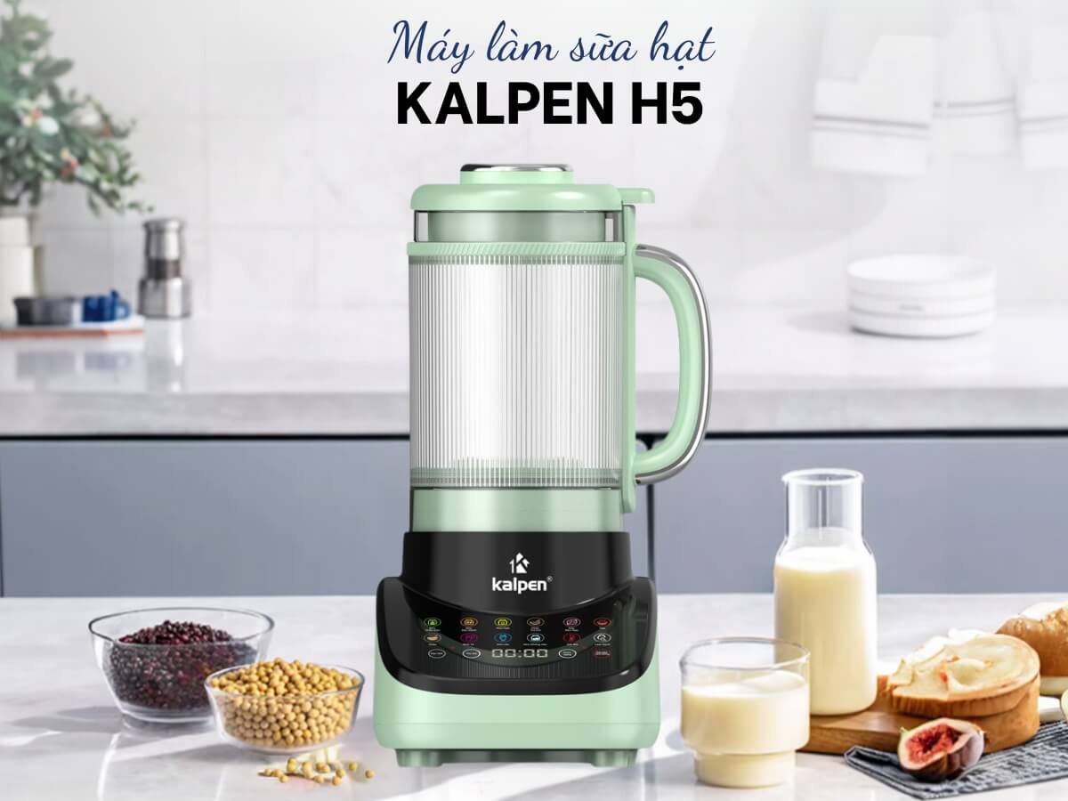 Máy làm sữa hạt Kalpen H5 thiết kế hiện đại