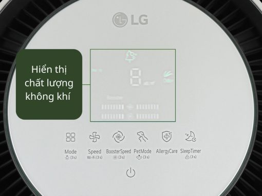máy lọc không khí lg puricare as10gdby0 (4) Điều khiển cảm ứng tiện lợi sử dụng
